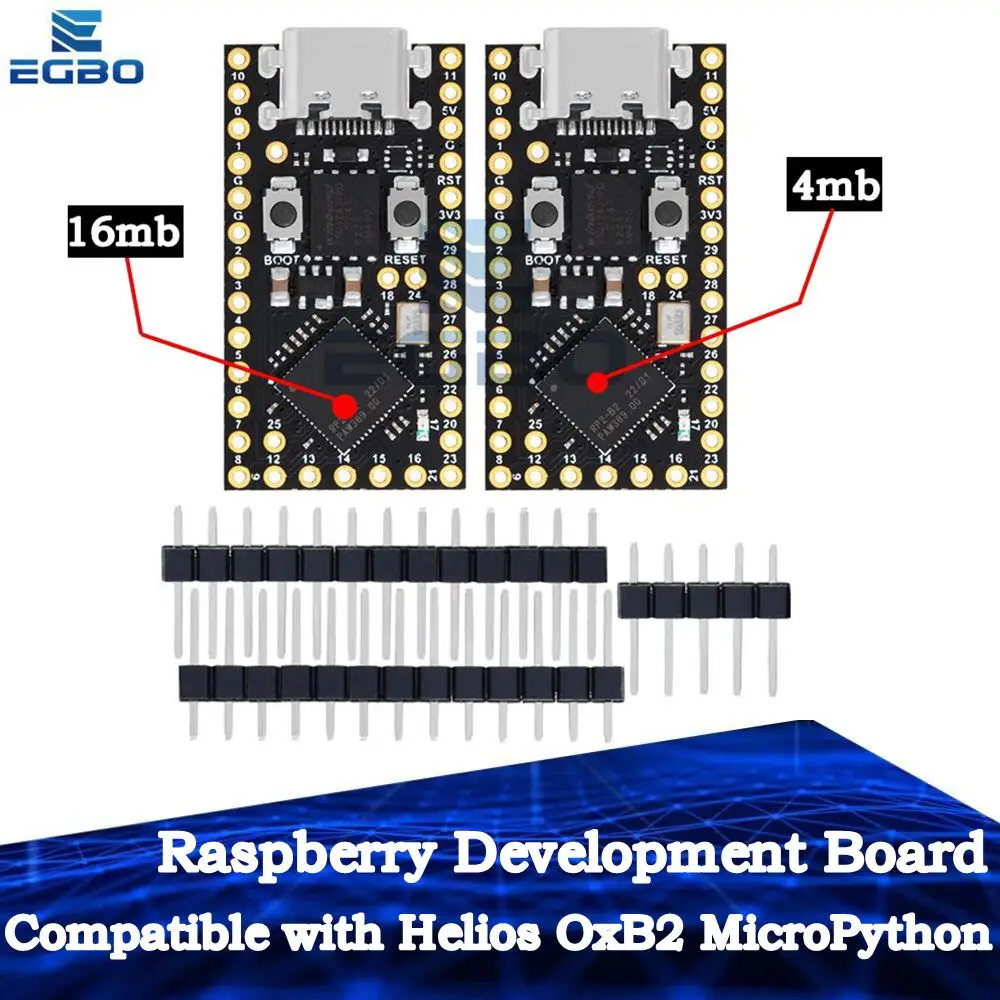 Raspberry Development Board ProMicro RP2040 is compatible with Helios OxB2 MicroPython