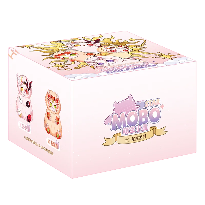 

In Stock Original Mobo Star Warm Heart Series The Zodiac Blind Box Kawaii Mystery Box Ornament Children Toys Birthday Gift