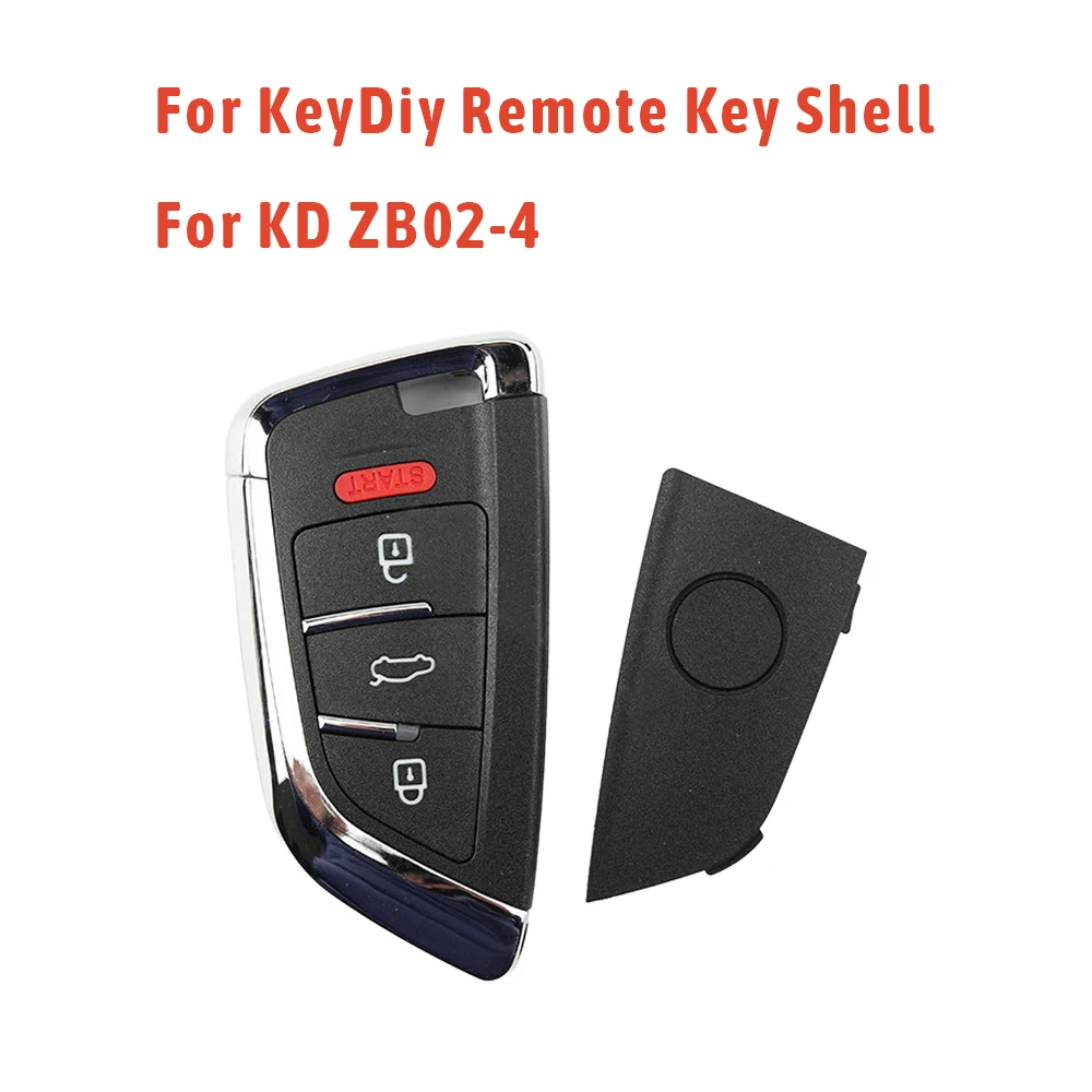 

Universal 4 Buttons Flip Key Shell Case for KEYDIY KD ZB02-4 Remote Control Fob Replacement Housing Without Blade