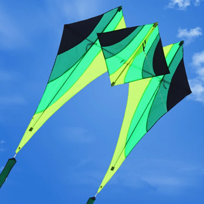 free shipping new design 3d nylon kite adult kite flying toys with kite reel line free wei kite free gel blaster outdoor toys