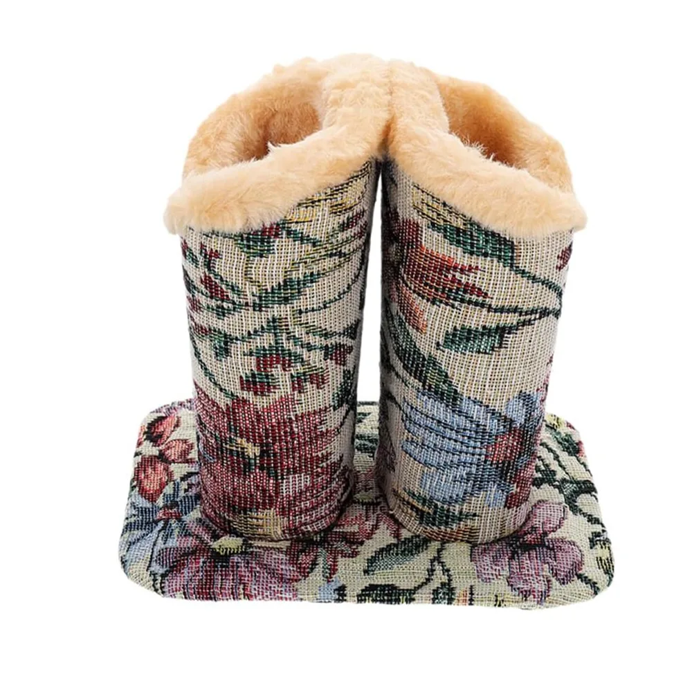 

Plush Lined Eyeglasses Holder Double PU Leather Pattern Glasses Stand Case Anti-scratch Protective Glasses Storage Organizer