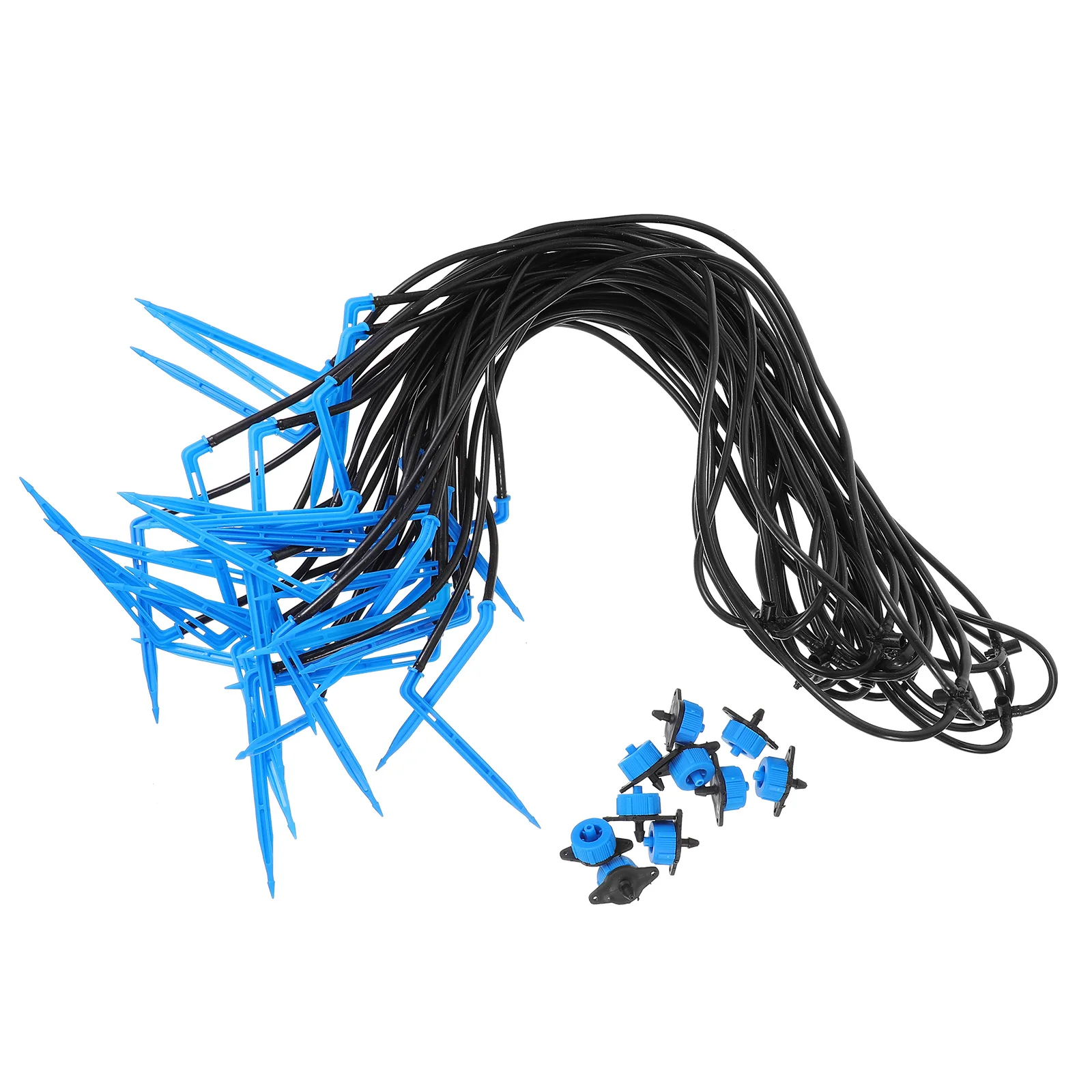 

10Pcs Water Current Stablizer Blue Pressure Compensated 4-Head Irrigation Spray Nozzle Garden Agriculture Lawn Sprinkler