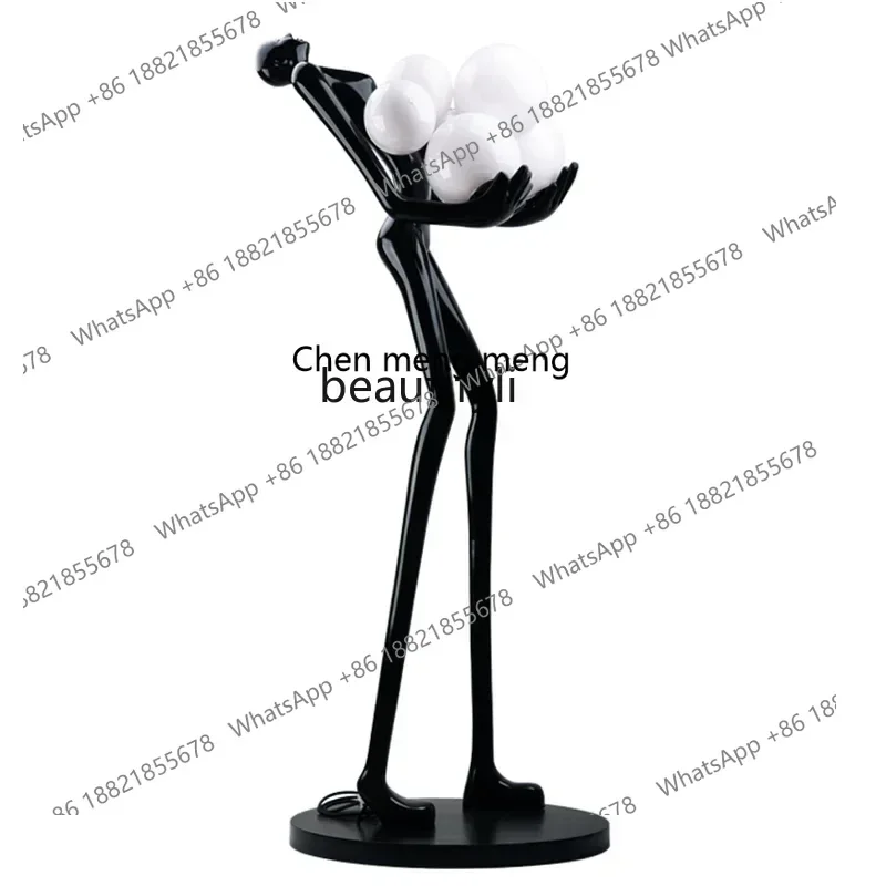 

X 0R Floor lamp ornament Hotel sales office Lobby Living room FRP sculpture ornament R