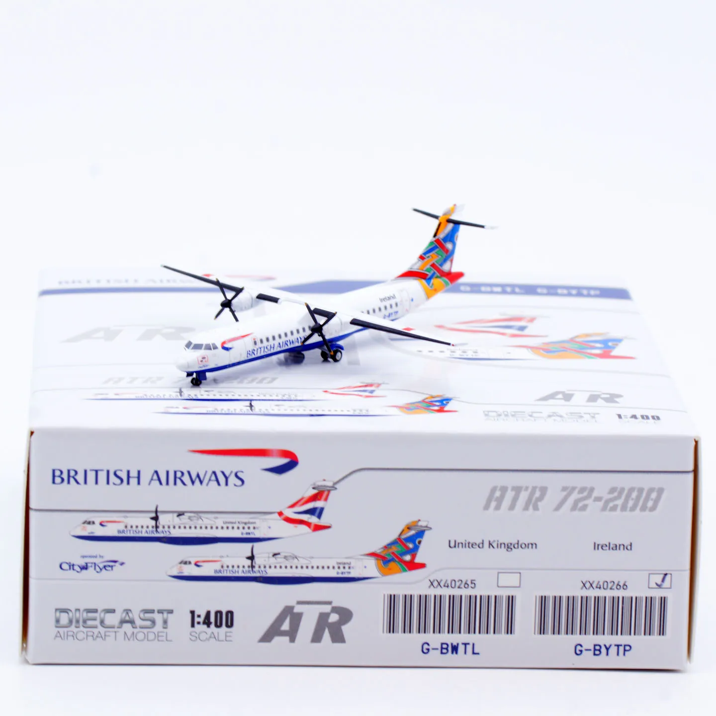 

XX40266 Коллекционный самолет из сплава в подарок JC Wings 1:400 British Airways ATR 72-200 Литая под давлением модель самолета G-BYTP