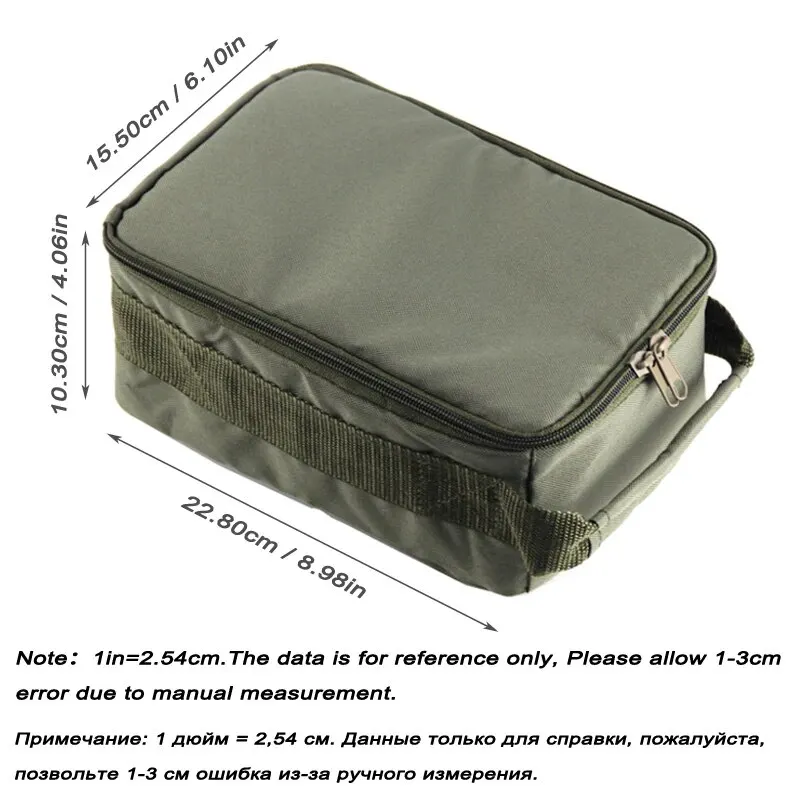 Funda de carrete Oxford gran capacidad para aparejos de pesca - imagen 3