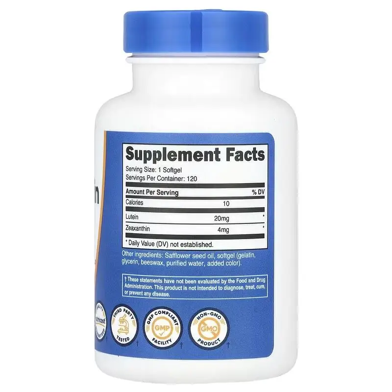 Lutein & Zeaxanthin Eye Nourishment Supplement - Relieves Fatigue Dryness and Blurred Vision for Eye Health