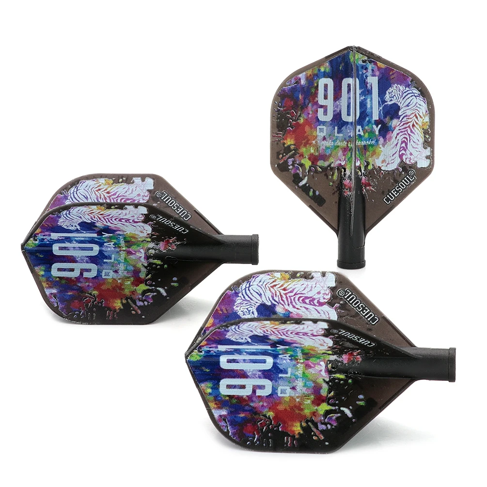 رحلات رمي السهام CUESOUL TERO AK4 ذات الشكل القياسي على شكل جناح كبير، مجموعة من 3 قطع #6