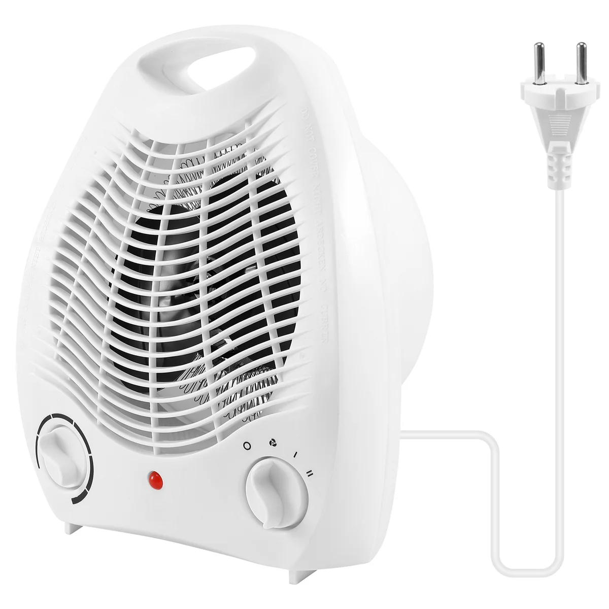 Mini radiateur soufflant électrique portable, 2000W, 220V, 3 réglages de chauffage, réchauffeur d'espace de chauffage à l'air, ventilateur E, hiver