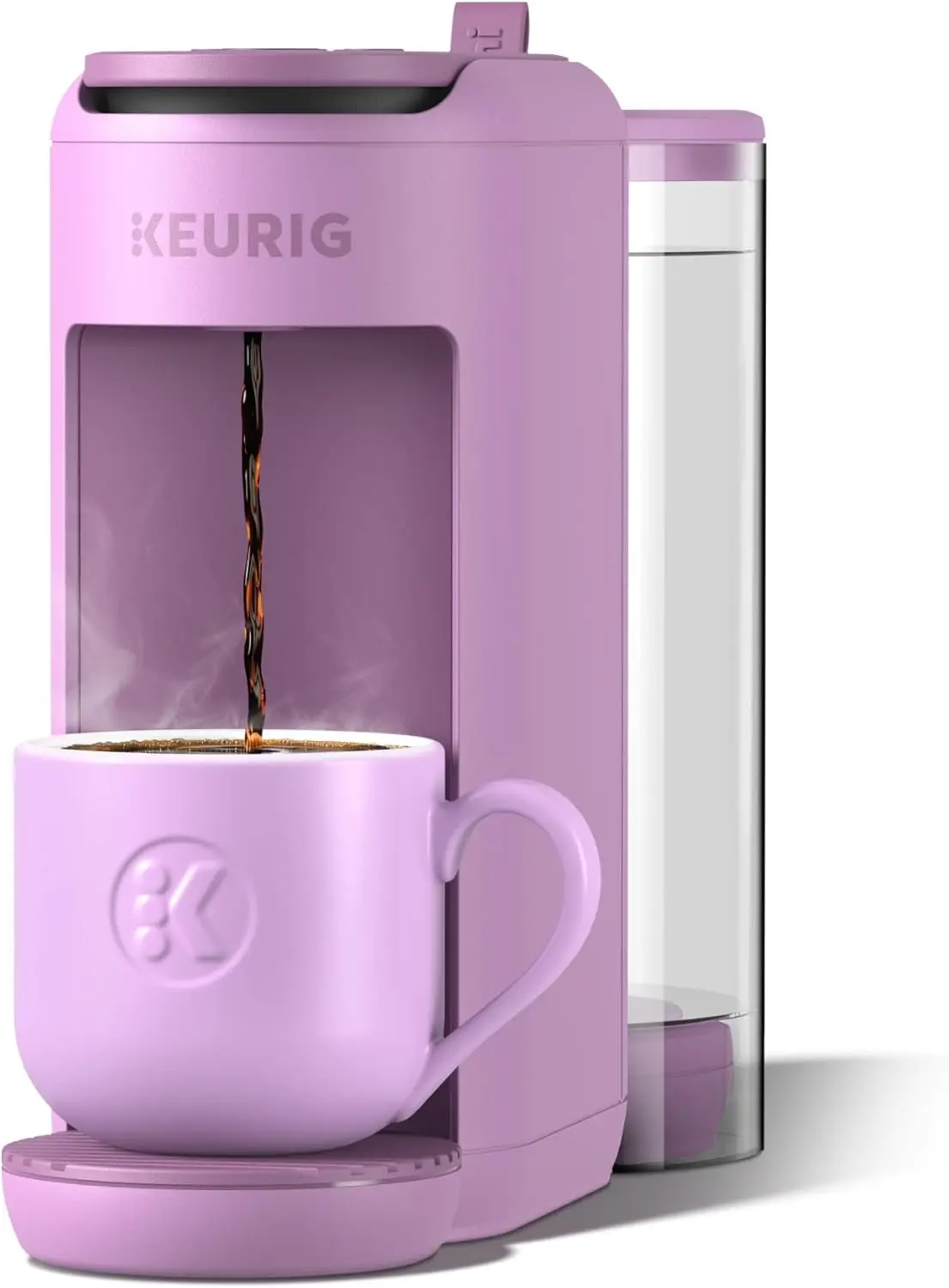 Compact Single-Serve Coffee Maker with Brew Over Ice, Strong Brew, and 3 Cup Sizes