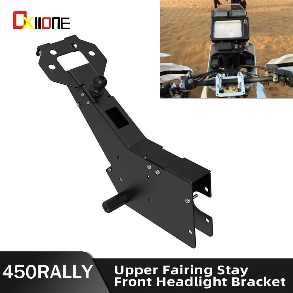 450 Rally Accessories Headlight Bracket Upper Fairing Stay For KOVE 450Rally 2022 -2024 Head Cowling Headlamp Holder Navigation