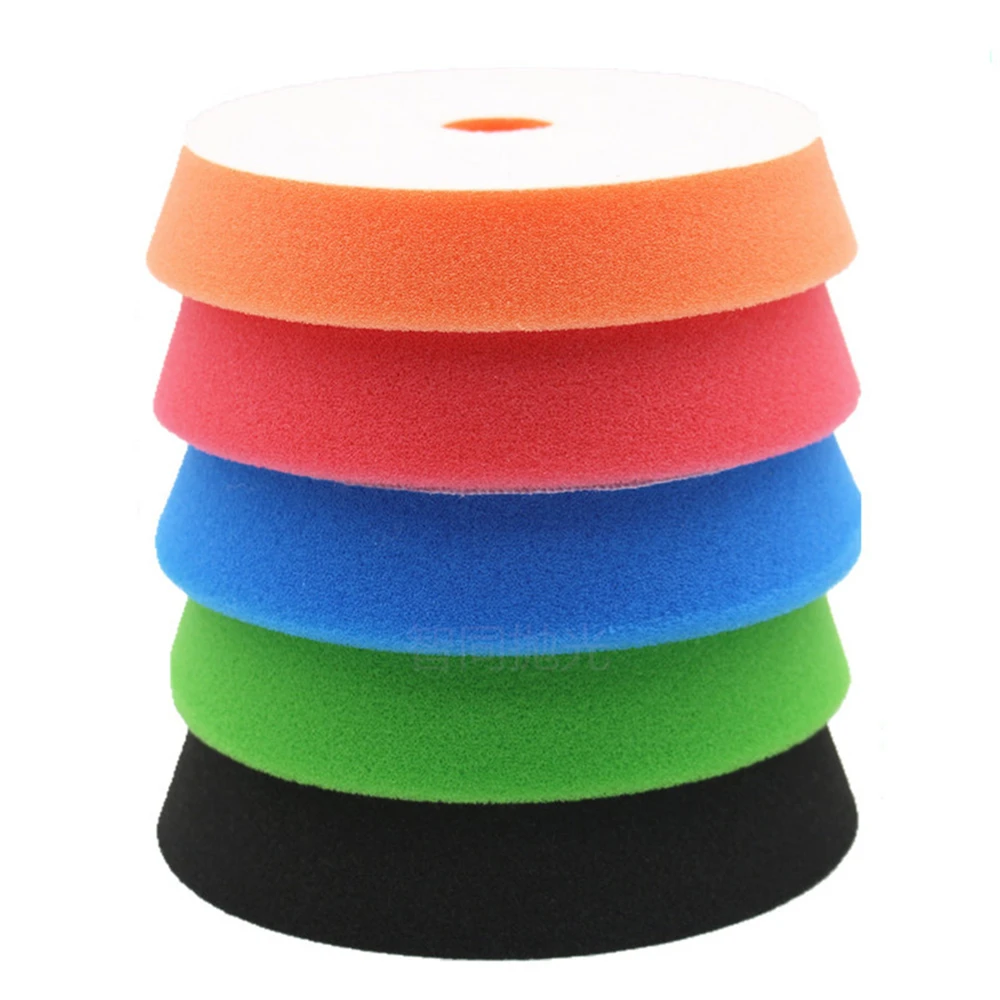 6inch Car Polishing Pads Sponge Buffing Waxing Pad Wheel for Polisher Buffer Pad Kit Car Washer 5PCS