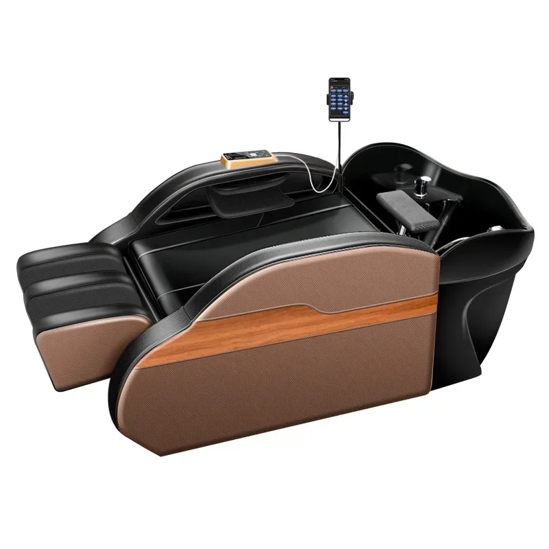 Integrated hair salon, hair wash, massage, hair wash bed, massage chair, head massage, back massage, adjustable Bluetooth sound