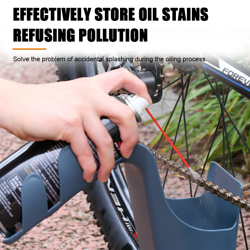 

Bicycle Oil Organizer Tool Box Chain Cleaner Chain Oil Anti-Splash Tool Motorcycle