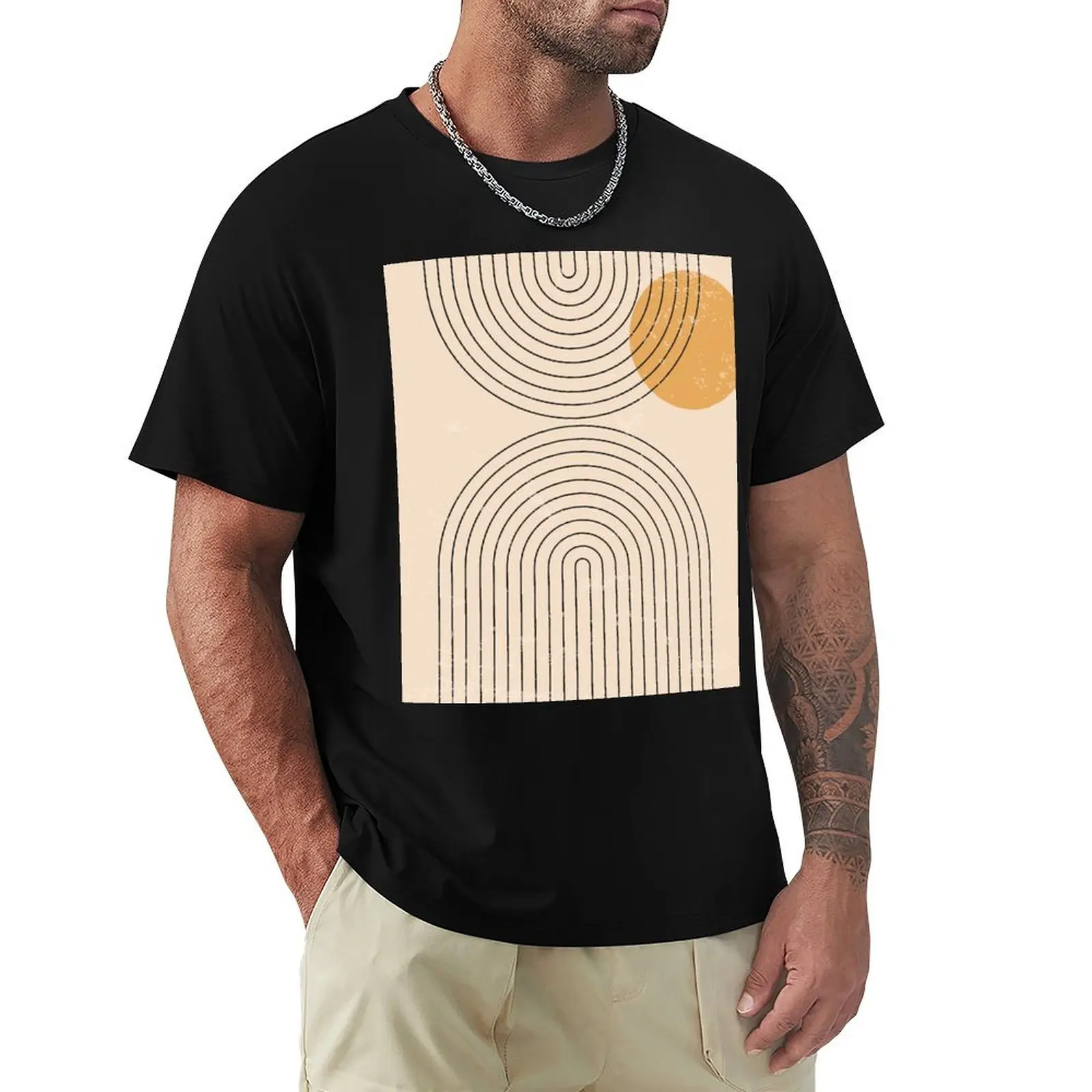 

Sunshine Arches T-Shirt graphic t shirt vintage designer shirts luxury designer heavyweight t shirts for men