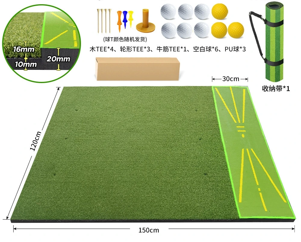 3d golf mat popular design golf training aids driving range mats golf mat image 2
