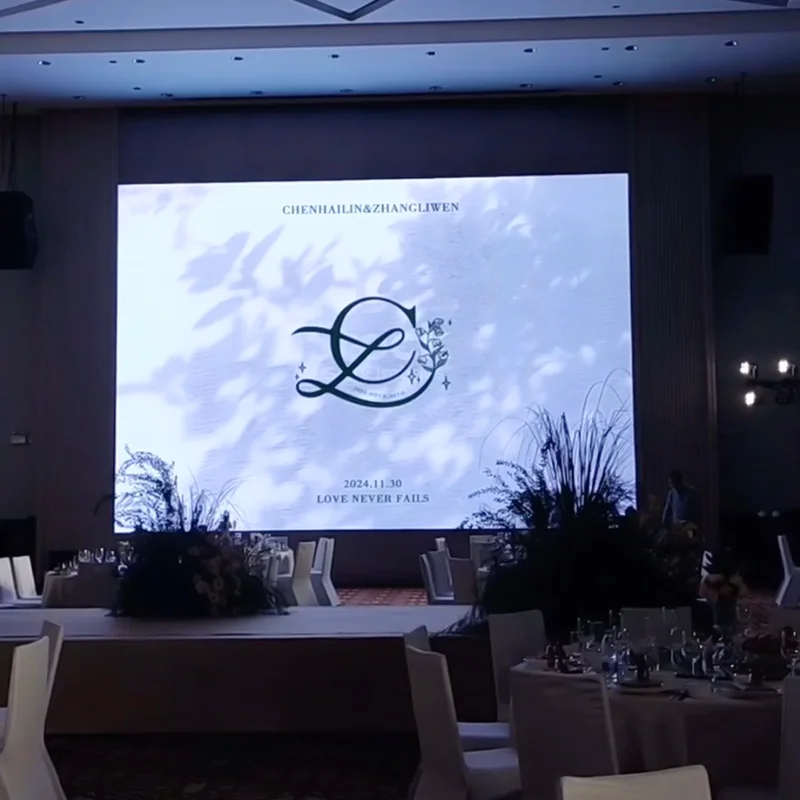 Schermo fisso a passo fine P1.25 P2 P3 per pubblicità commerciale ad alta risoluzione Schermo LED per interni