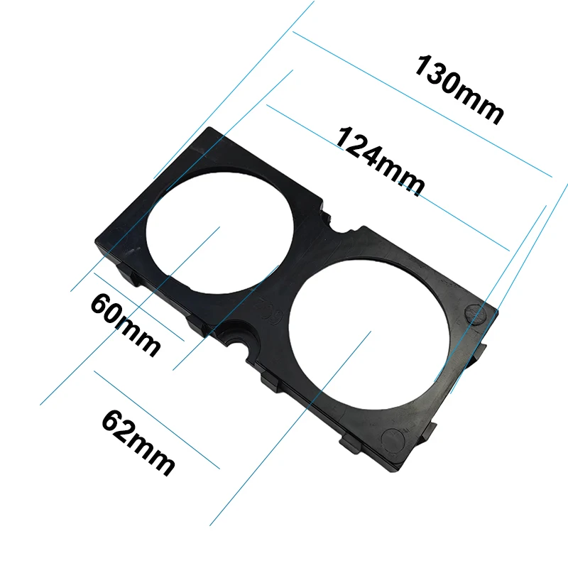 1-50PCS 60138  Battery DIY Stand Plastic frame bracket for holding 60138-60160 battery packs Double DIY Battery Plastic Bracket