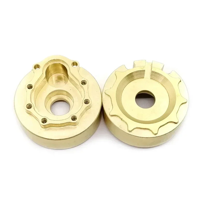 

TRX-4 Brass Counterweight Balance Weight tire Portal Drive Housing for 1/10 RC Crawler Trxs TRX4 Axle Upgrade Parts