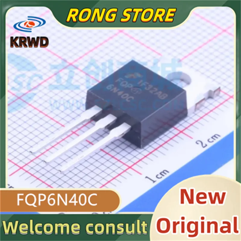 

5PCS FQP6N40C NEW Original FQP6N40