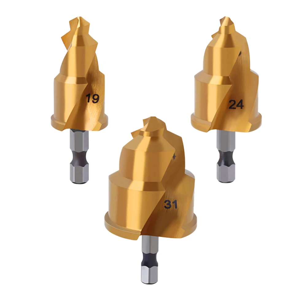 PPR lifting , stepped drill bit, Hexagon shank water pipe connection tool 20/25/32mm,full open process