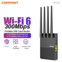 Comfast 4G LTE Wifi6 Router Wireless Repeater 286Mbps 2.4G Signal Booster WiFi Extender WiFi Amplifier For Home Office Outdoor