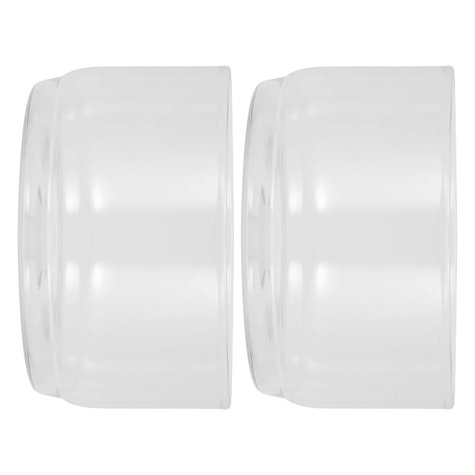 

2Pcs Heat-Resistant High-Boron Glass Bowls Premium Storage Bowl Kitchen Home Microwave Tray Bowl for Baking