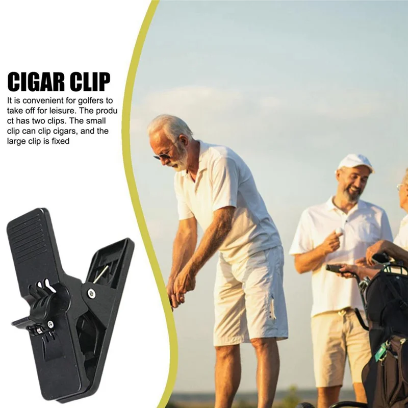 Golf Zigarren Clip Zigarre Halter Golf Clamp Golf Warenkorb Clip Golfer Trainer Halter Abnehmbare Golf Clip Training Clamp,3