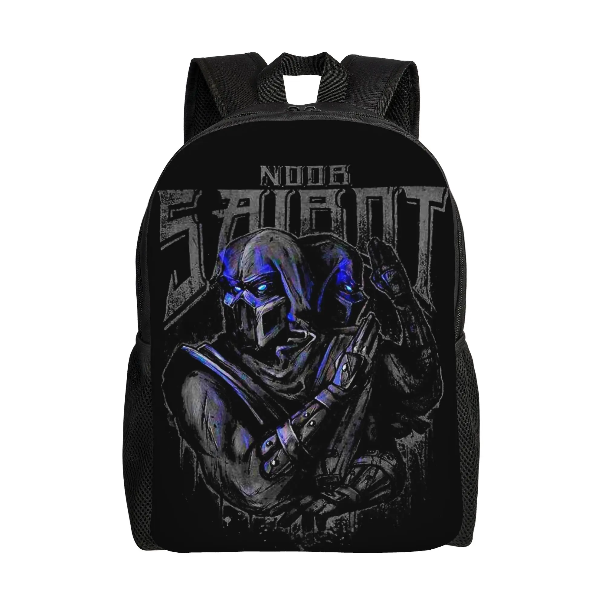 Mortal Kombat Noob Saibot Double Team Backpack for Men Women Fashion High School Daypack  Laptop Computer Canvas Bags Outdoor