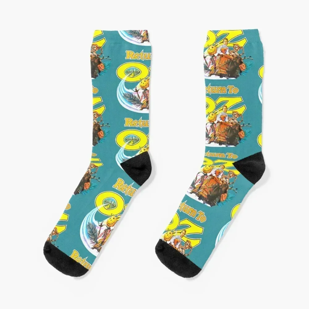 Return To Oz - Vintage style Movie Poster Art Socks Stockings cute soccer anti-slip Run Socks Female Men's