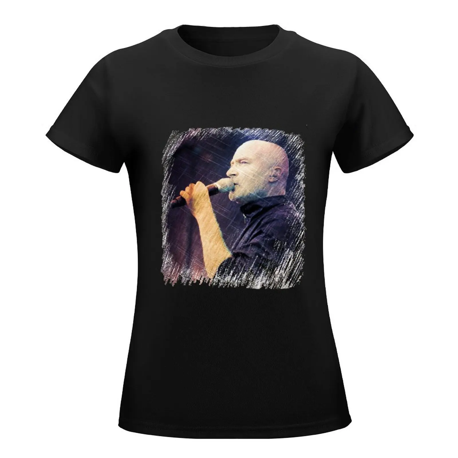 phil collins T-Shirt Aesthetic clothing plus size tops tees shirts graphic tees luxury designer clothing Women