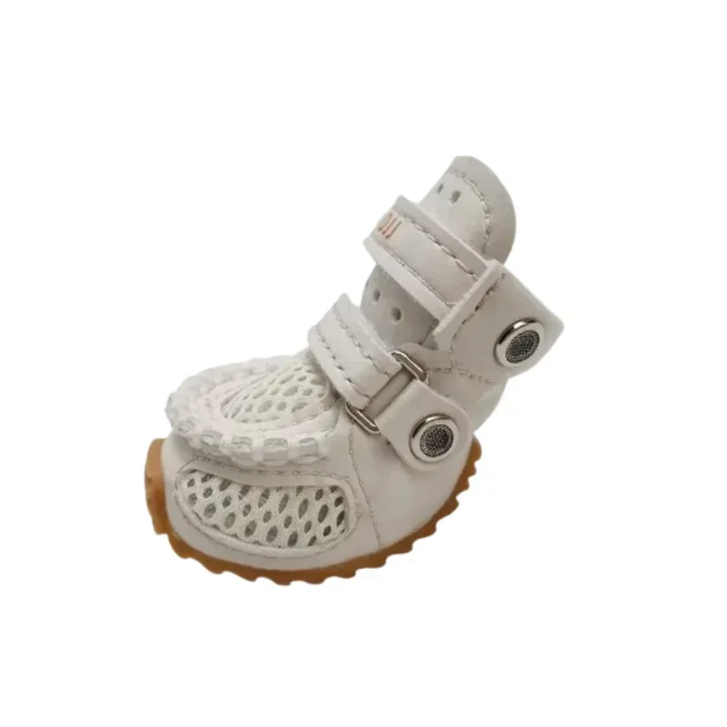 Summer hollow patchwork breathable dog sandals, slightly looser than the standard size (two packs)