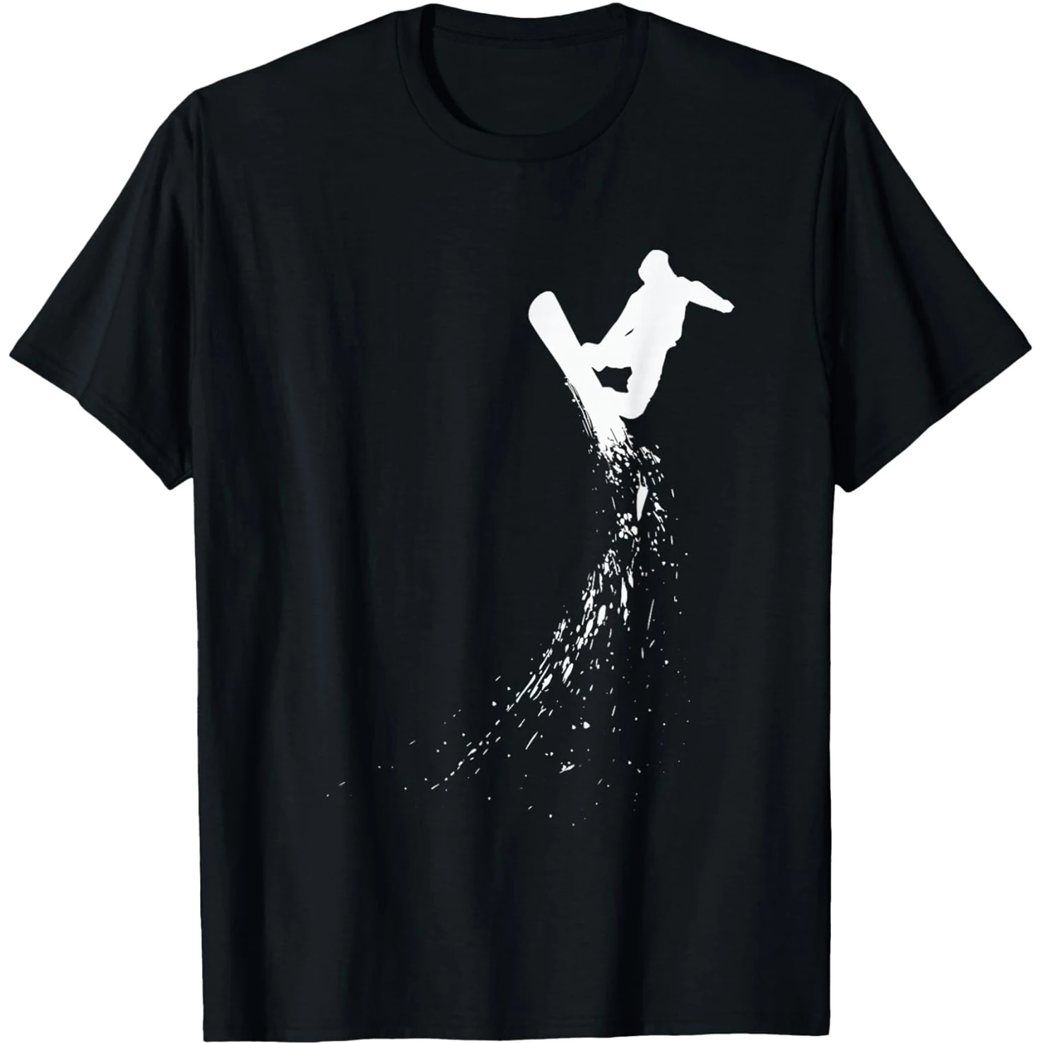 Ride Snowboarding Lustige Snowboard-T-Shirts für Männer und Frauen, reine Baumwolle, Humor, Streetwear, T-Shirt, kurzärmelig, Unisex, lockere Kleidung – Detail 2
