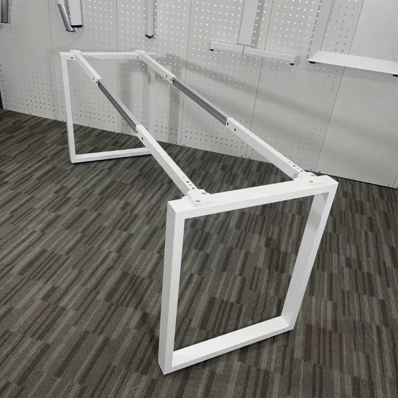 Stainless steel metal outriggers office catering furniture steel frame table legs