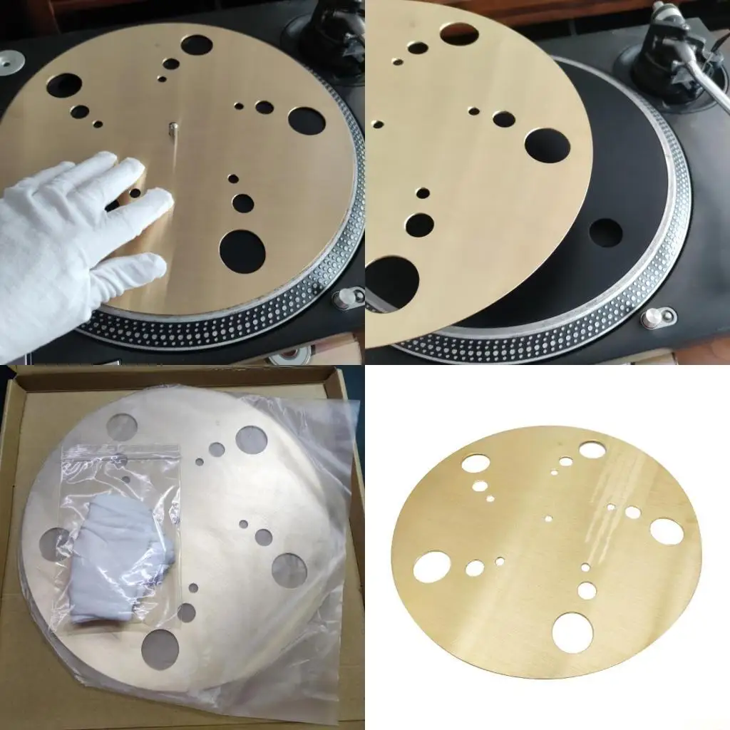 

B03F Vinyl Record Player Accessories Durable Anti-Static Turntable Mat 29cm Diameter