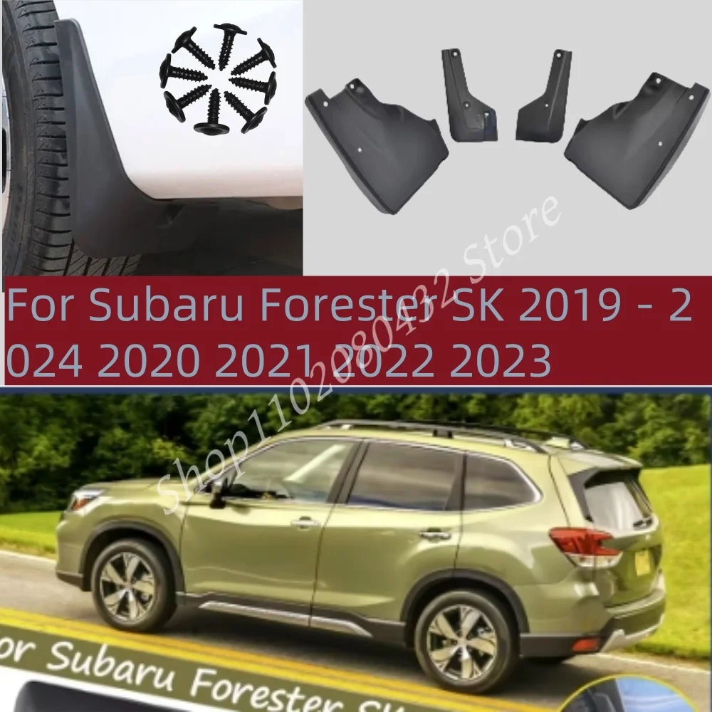 

For Subaru Forester SK 2019 - 2024 2020 2021 2022 2023 Car Mudflaps Mud Flaps Splash Guards Mudguards Flap Fender Accessories