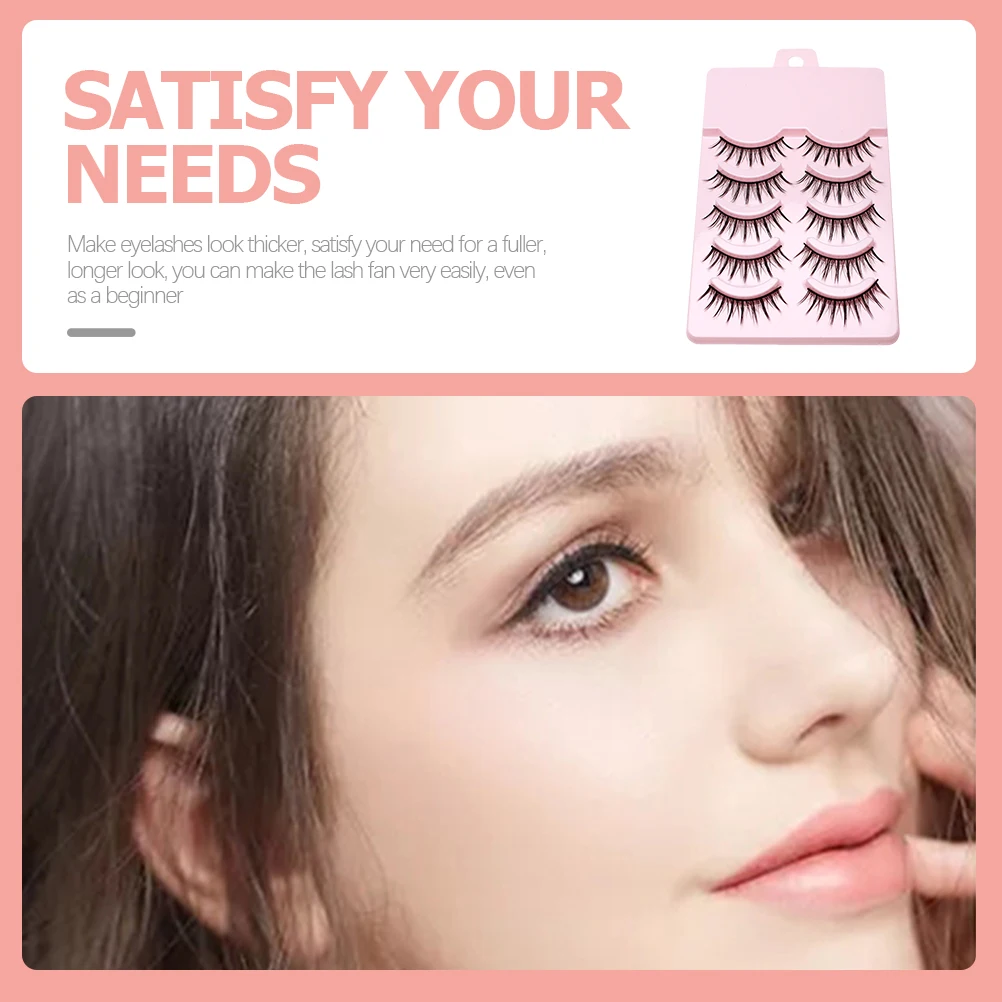 

15 Pairs Fake Eyelashes Extensions Artificial False Girls Black Women Miss
