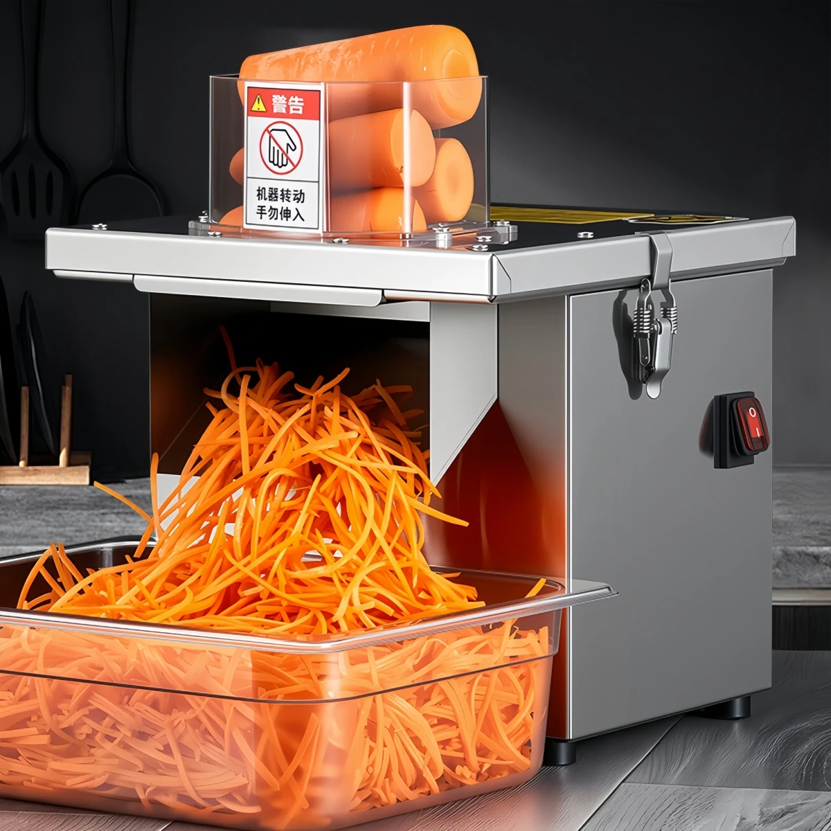 

Многофункциональная электрическая овощерезка 5-в-1 для картофеля, лука и других овощей, измельчитель для приготовления салатов, для ресторанов и кухонь