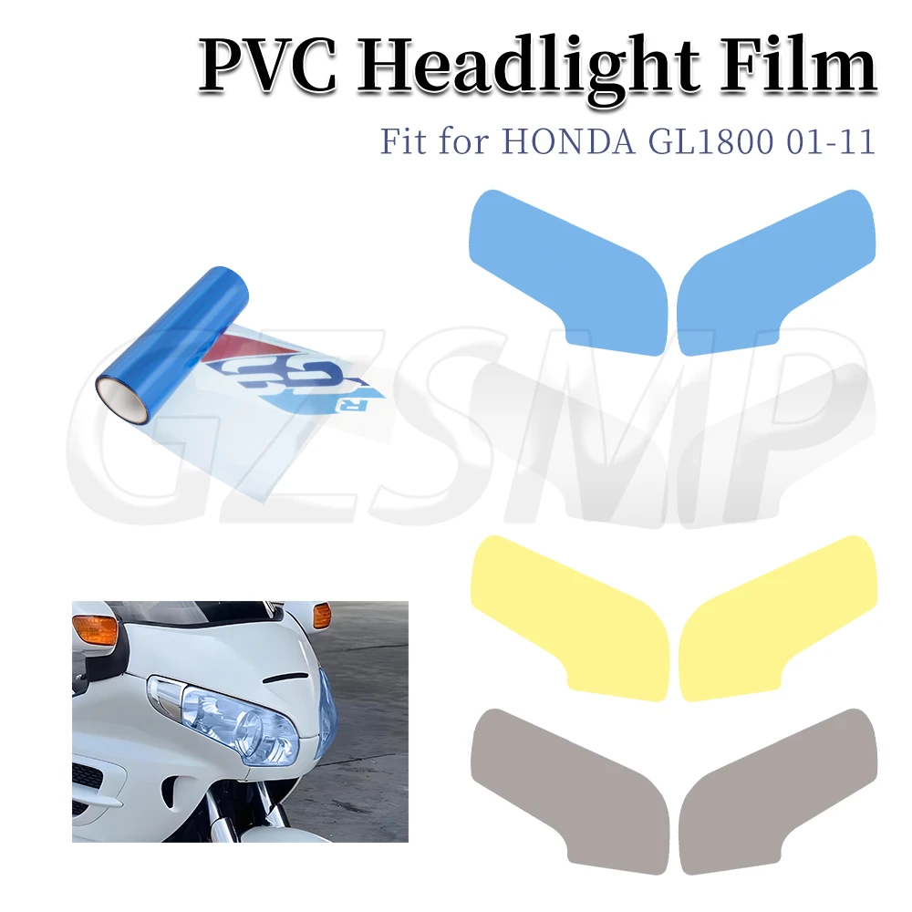 

Motorcycle Front Headlight Sticker Transparent Protection Film Decal Fit for Honda GOLDWING 1800 GL1800 2001-2011
