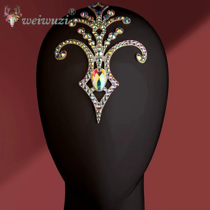 Belly Dance Performance Headdress Latin Dance Modern National Standard Competition Headdress Hand Stick Drill Dance Accessory