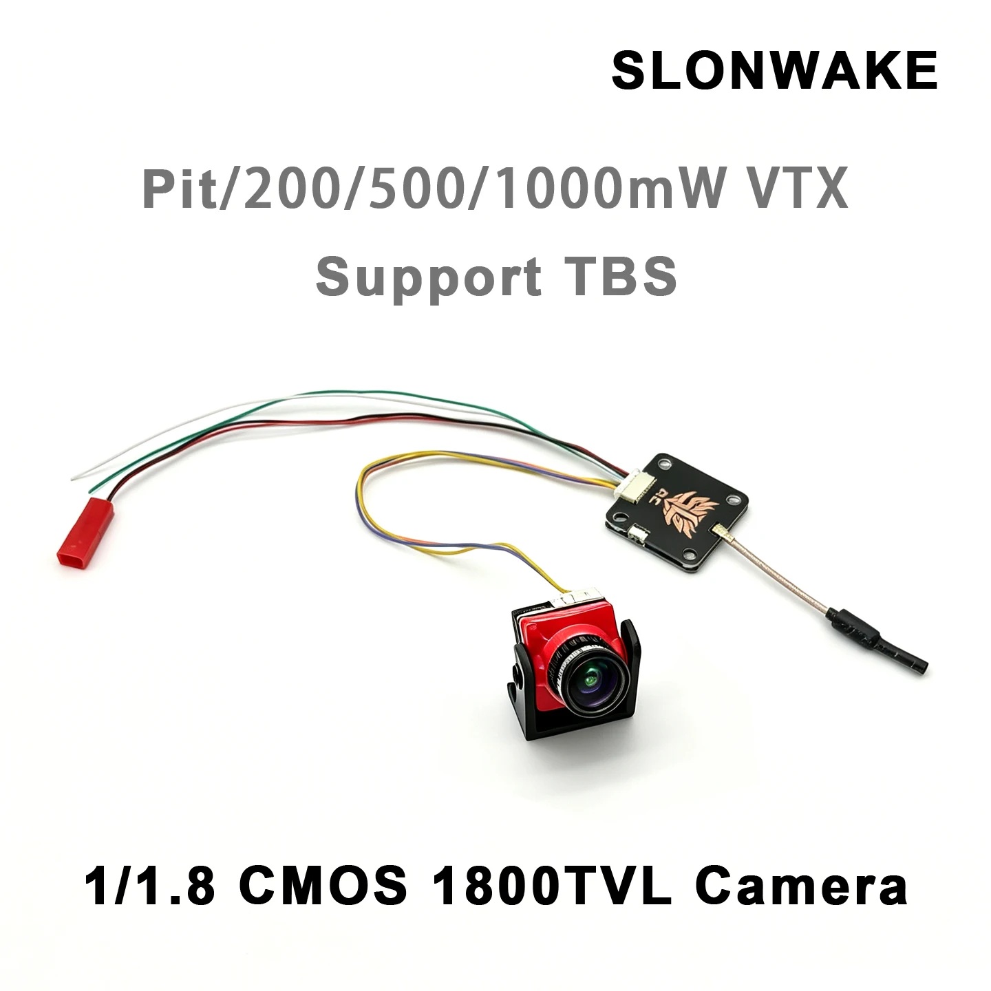 SLONWAKE 5.8G 5.8GHz 1W Video Transmitter VTX 48CH 200mW/500mW/1000mW adjustable For Long Rang FPV Racing Drone