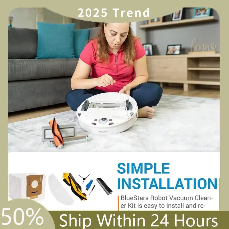 A75X Top 1Set Parts Accessories Fit For ECOVACS DEEBOT T8 T8 AIVI T8 MAX N8 Pro N8 Pro+ Yeedi Vac/Yeedi Vac Max Robot Vacuum Cle