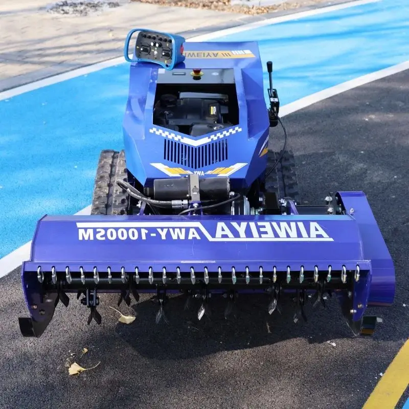 

Customized industrial-grade wireless remote control lawn mower, suitable for lawn and garden use flail mower