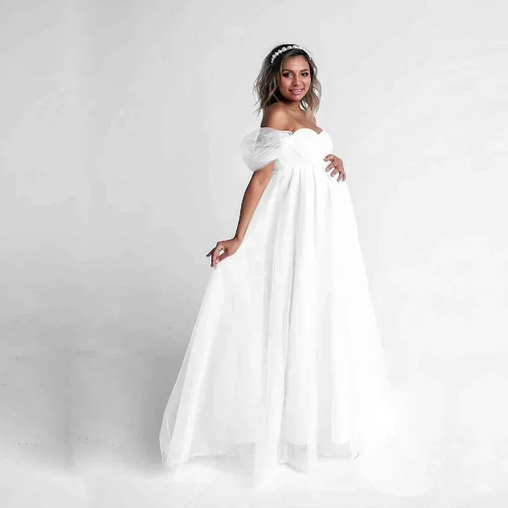 

Women's Maternity Dress For Photoshoot Baby Shower Chiffon Pregnancy Dress Photography Prop Maxi Gown Dresses Wedding Bridesmaid