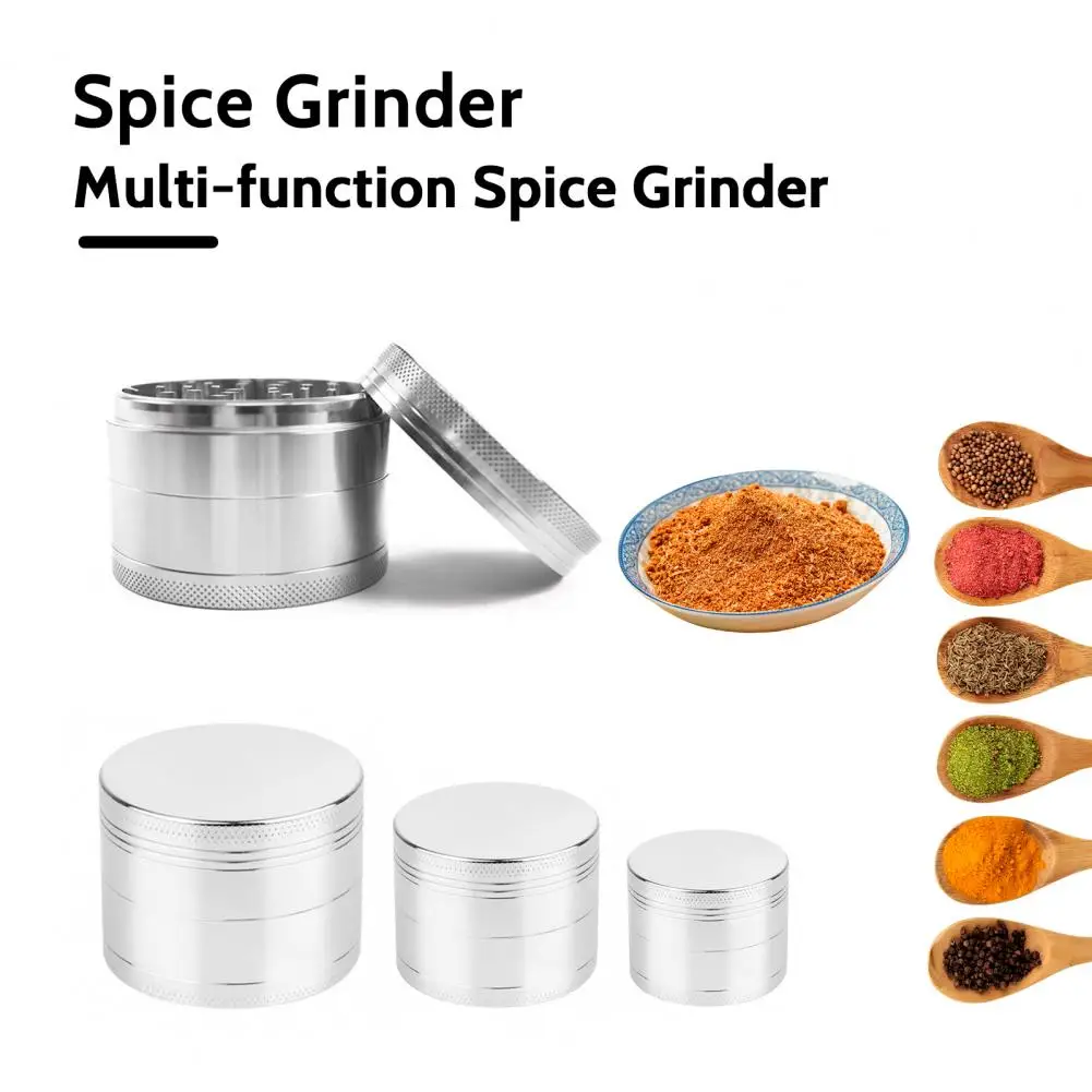 Spice Grinder with Sharp Teeth Manual Spice Mill with Sharp Teeth Multi-functional Herb Grinder Grinding Tool for Home