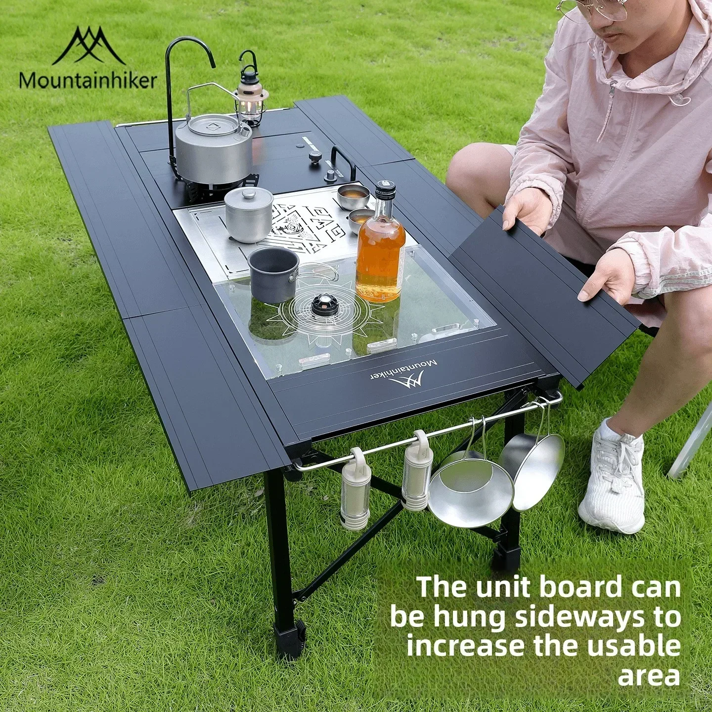 Folding IGT Camping Lift Table - Camping Cooking Options recension och pris