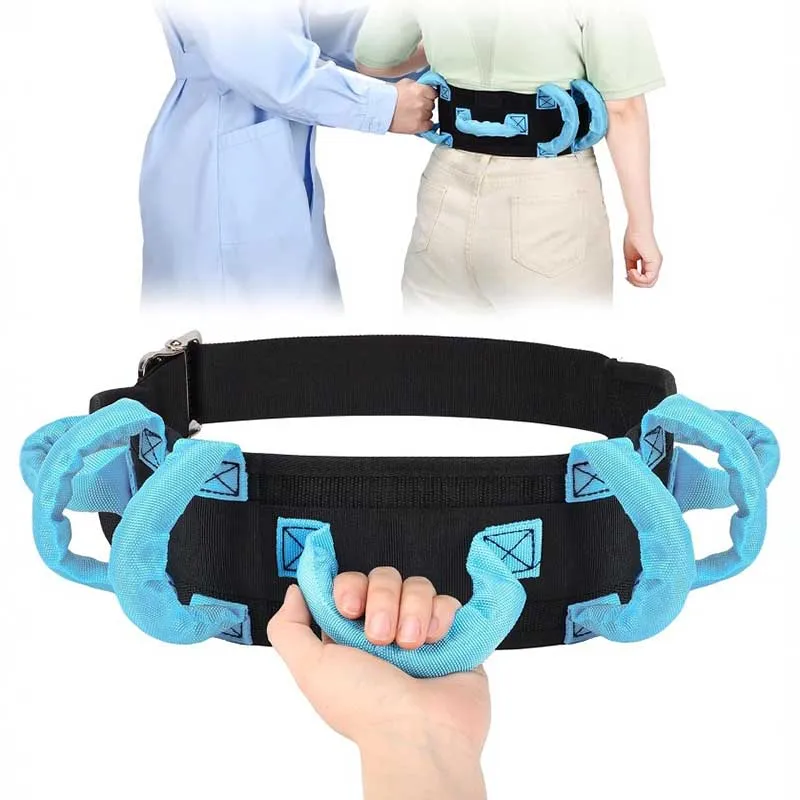 Walking and Standing Assist Aid for Bariatric, Gait Belt Transfer Belts for Lifting Seniors, Elderly, Handicap, Therapy, 1Pc