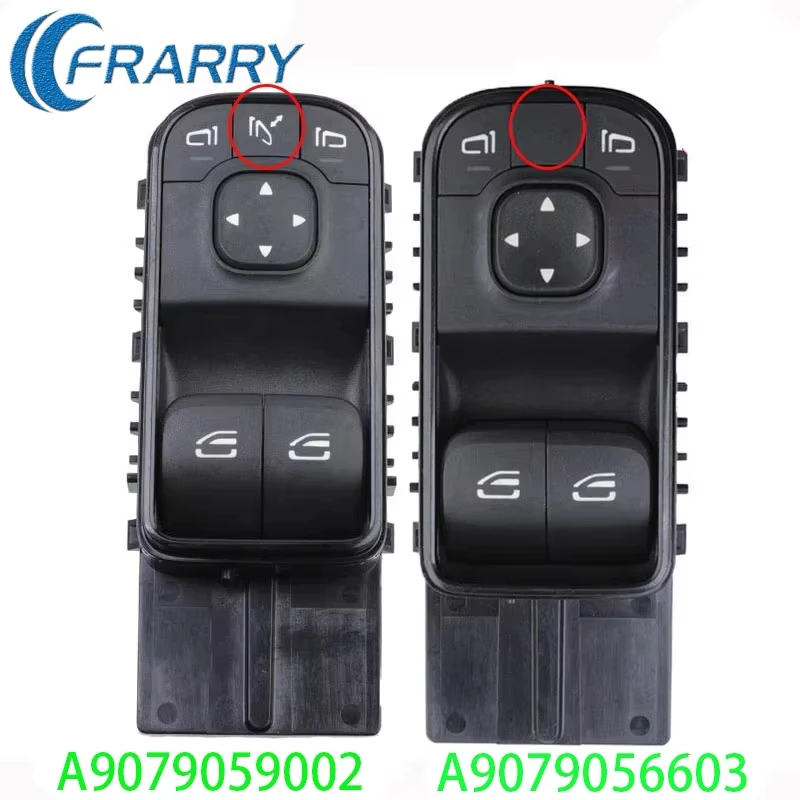 FRARRY - A9079056603 A9079059002 Главный переключатель стеклоподъемников 9079056603 9079059002 для Mercedes Benz Sprinter 3500 XD 2018-2021 гг.