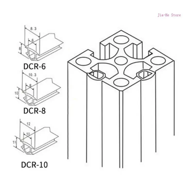 100CM Protective Strips Rubber Slot Strips for 3D Printers Elastic Slot Cover 83CF