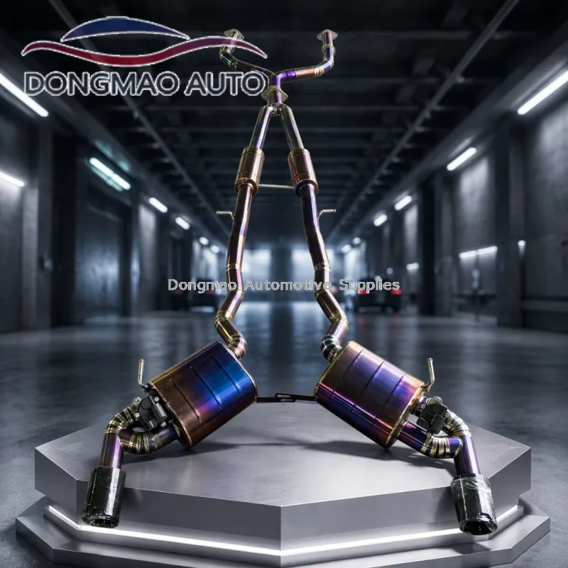 Suitable for Infiniti G25 2.5 2010-2018 titanium alloy valve controlled cat back muffler exhaust system