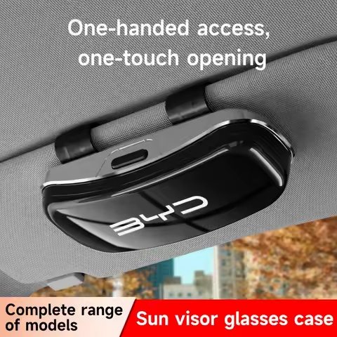 BYD Auto Car Glasses Box Car Glasses Clip Sun Visor Multifunctional General Sunglasses Sunglasses Box Lossless Installation